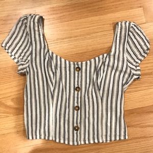 off-the-shoulder shirt